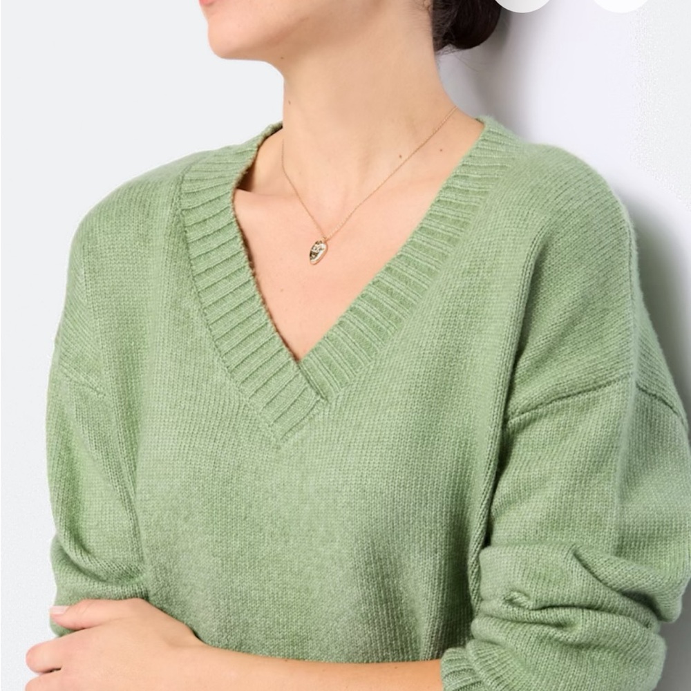 Market & spruce Constance cozy v neck tunic sweater - Picture 2 of 5